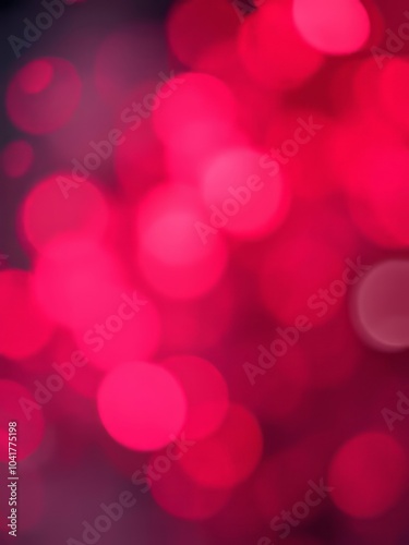 Defocused abstract red color lights backgroundbokeh lights celebration concept glitter dust particle Ultra realistic  photo