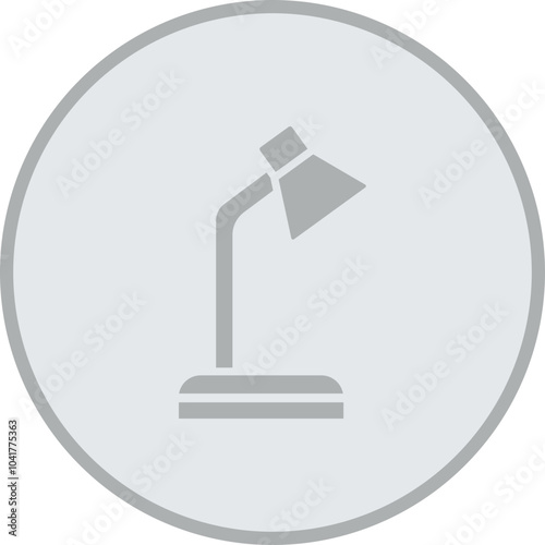 Desk Lamp Icon Design