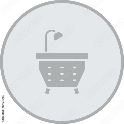 Bathtub Icon Design