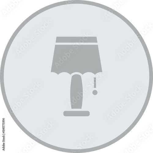 Table Lamp Icon Design