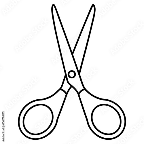 scissors isolated on white background