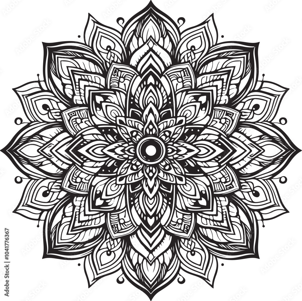Fototapeta premium mandala vector design elements