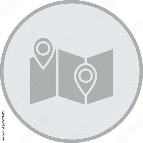 Nearby Destinations Icon Design