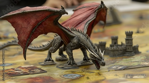 Captivating Fantasy Board Game with Majestic Castles Mystical Creatures and Enchanting Landscapes for Immersive Tabletop Adventure