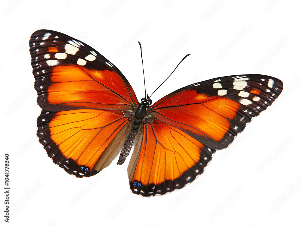 a butterfly with orange and white wings a butterfly with orange and white wings