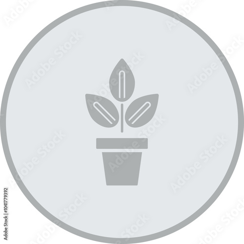 Indoor Plants Icon Design