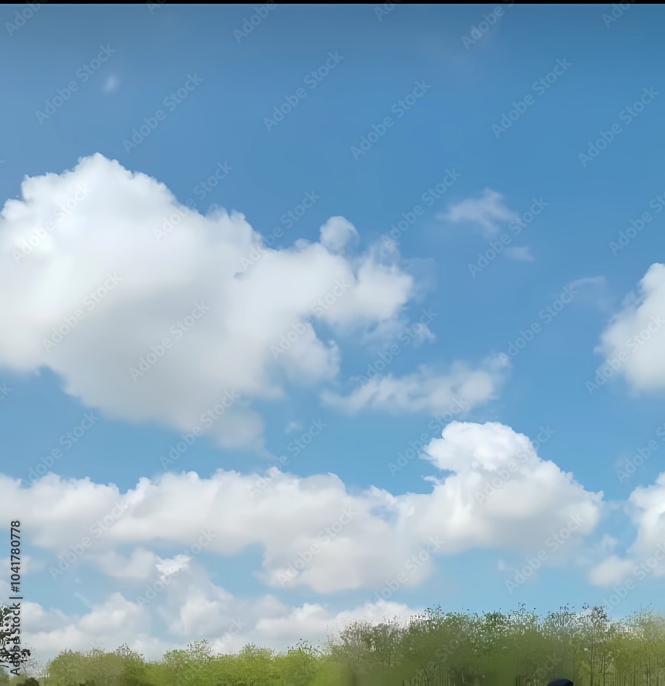 Obraz premium field and blue sky