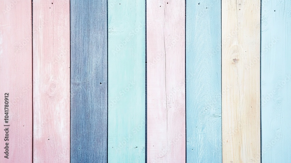 Colorful Painted Wooden Planks Background Image Colorful Painted Wooden Planks Background Image