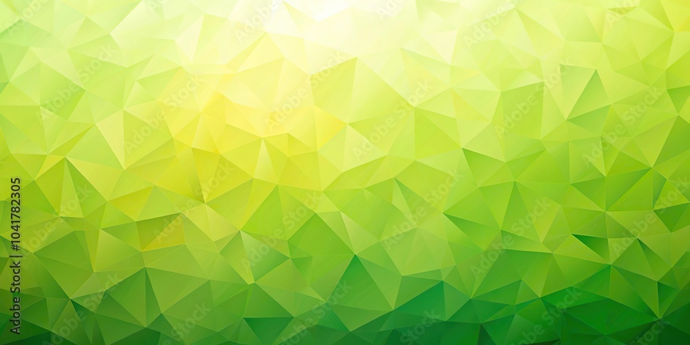 Abstract green and yellow polygon background texture with depth of field effect Abstract green and yellow polygon background texture with depth of field effect