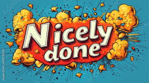 Fun comic-style speech bubble displaying 