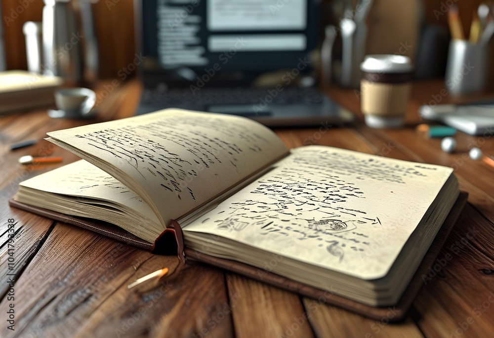 Obraz premium notebook