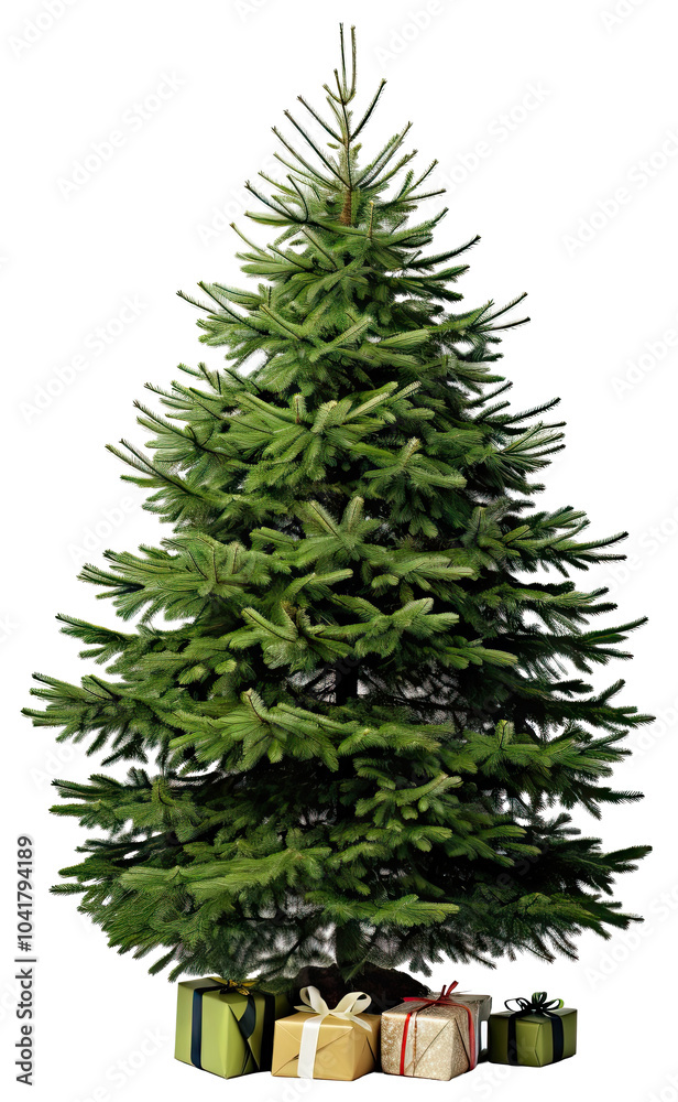 Fototapeta premium Christmas tree plant pine fir.