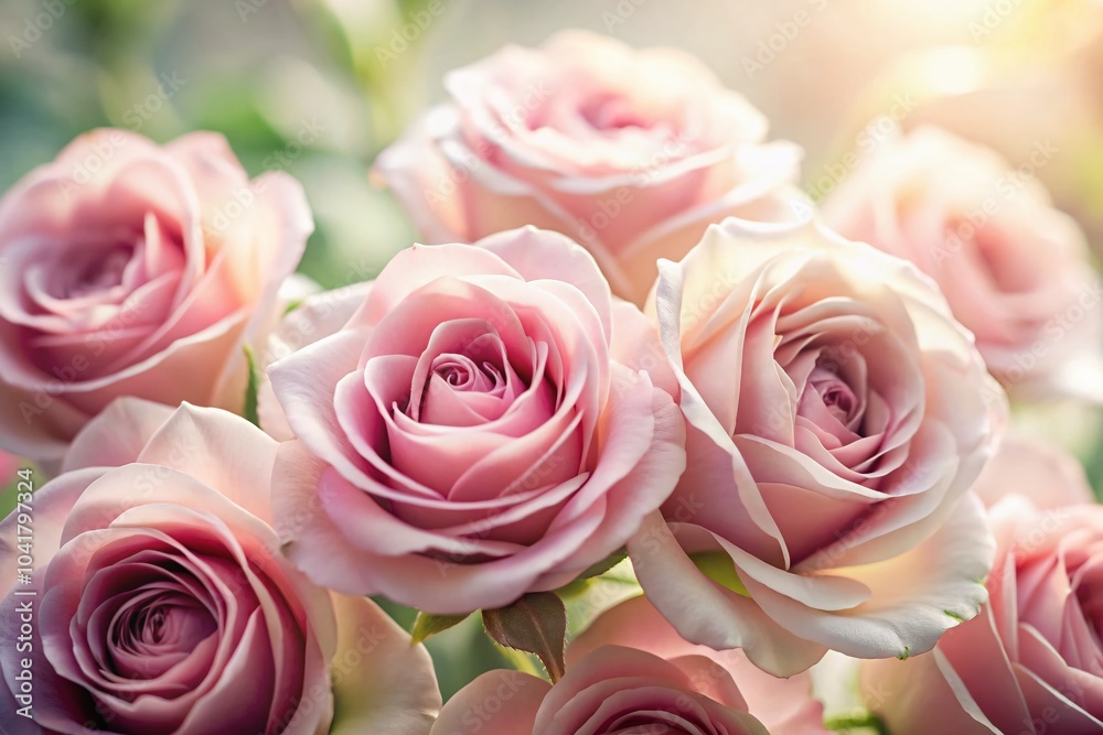Close-Up of Pink Roses - Minimalist Photography for Floral Aesthetic and Nature Lovers Close-Up of Pink Roses - Minimalist Photography for Floral Aesthetic and Nature Lovers