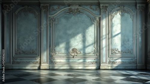 Wallpaper Mural Ornate vintage luxury wall classic detailing including elegant moldings and rich textures evoking a timeless sophisticated atmosphere perfect for upscale interiors Torontodigital.ca