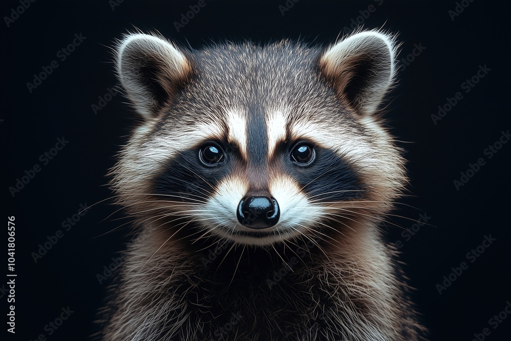 Raccoon pattern background Raccoon pattern background