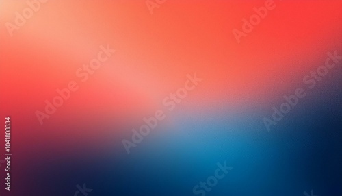 abstract background, Coral and Navy gradient background with light leak and grainy texture, 