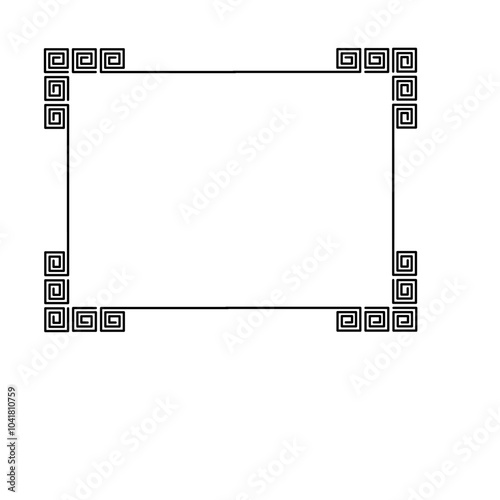 roman square frame