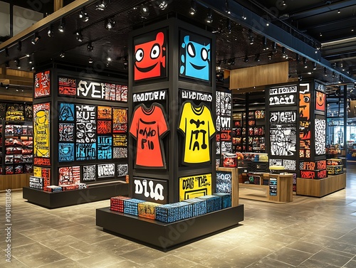Colorful Graffiti Artworks Displayed in Urban Space