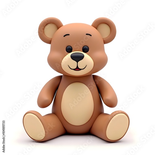 Cute Brown Teddy Bear Toy 