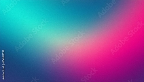 abstract background, Fuchsia and Cyan gradient background with light leak and grainy texture, 