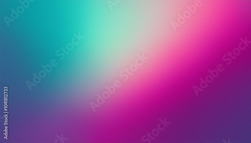 abstract background, Fuchsia and Cyan gradient background with light leak and grainy texture, 