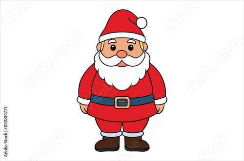 santa claus vector,   icon vector illustration,  santa claus silhouette of a santa claus isolated on a white background, eps, png, svg, vector,