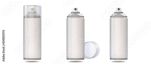 Aerosol spray can mock up 3D