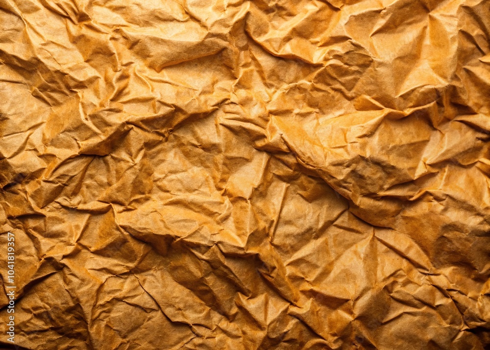 Crumpled Brown Paper Texture Abstract Background for Creative Design and Art Projects Crumpled Brown Paper Texture Abstract Background for Creative Design and Art Projects