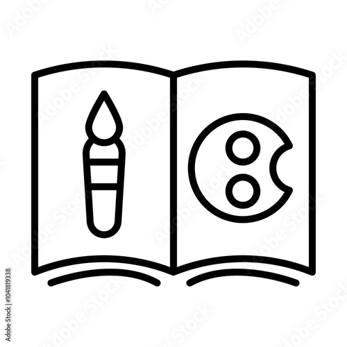 Art Book icon design