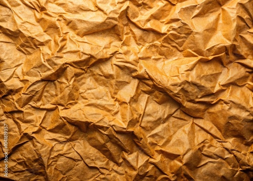 Wallpaper Mural Crumpled Brown Paper Texture Abstract Background for Creative Design and Art Projects Torontodigital.ca