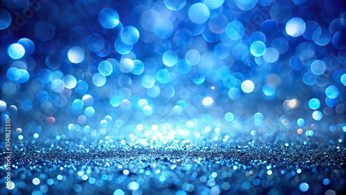 Glamorous blue bokeh background for awards and celebrations