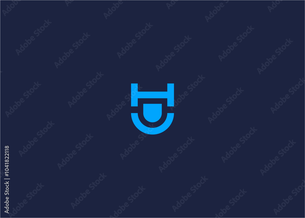 Letter hu logo icon design vector design template inspiration Letter hu logo icon design vector design template inspiration