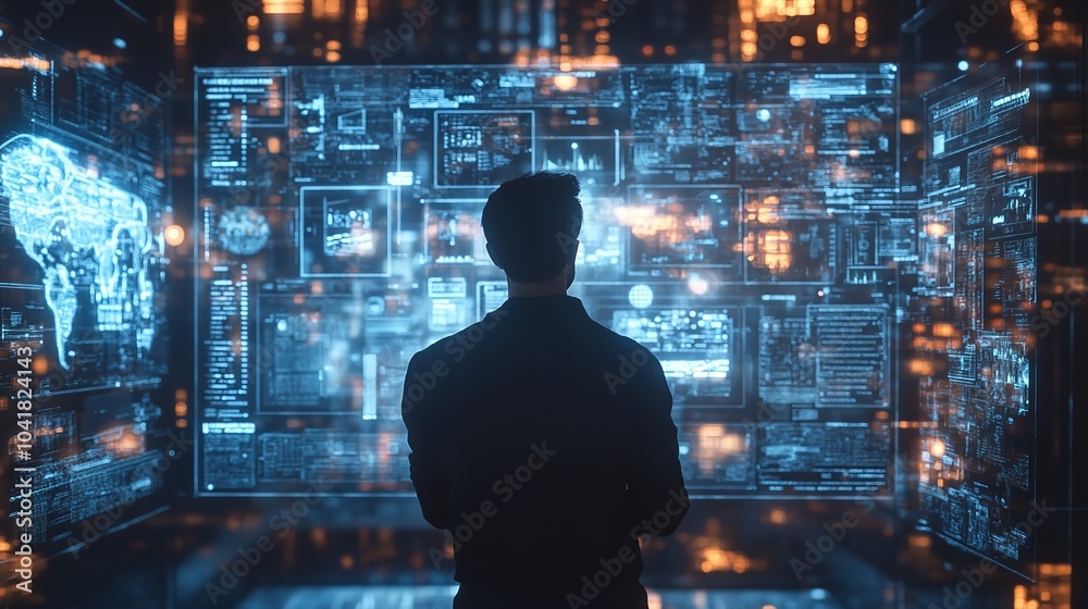 custom made wallpaper toronto digitalDigital Eye - Futuristic Vision