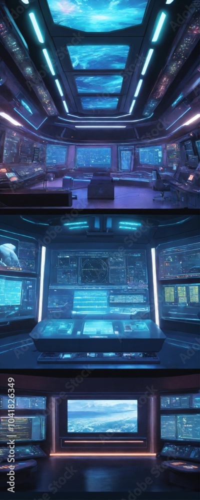Obraz premium spaceship interior 