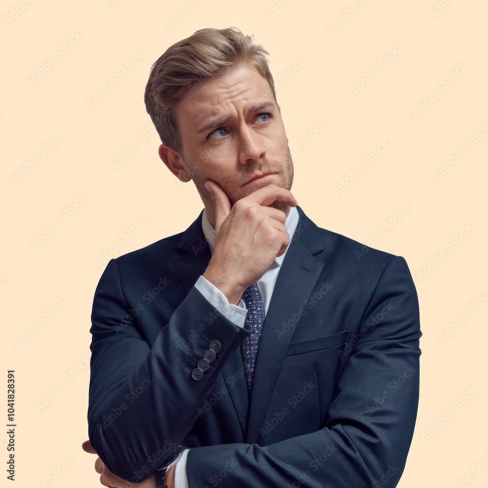 businessman standing with hands crossed and looking at camera happy isolated on white background businessman standing with hands crossed and looking at camera happy isolated on white background