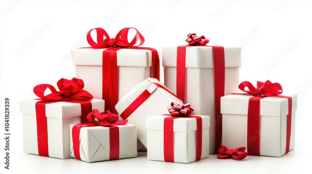 Obraz premium Gift box for holiday closeup view