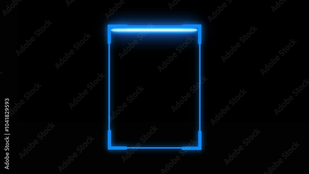 Scanning the QR code icon animation, QR code being scanning concept. lock secure security icon on black background. Scanning the QR code icon animation, QR code being scanning concept. lock secure security icon on black background.