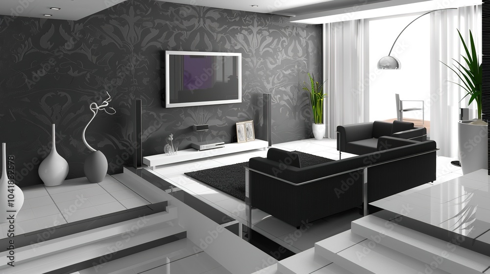 Simple interior design images for modern living rooms - an elegant and minimalist vision. These images showcase simple yet stylish interior designs for modern living rooms, creating a sense of tranqui Simple interior design images for modern living rooms - an elegant and minimalist vision. These images showcase simple yet stylish interior designs for modern living rooms, creating a sense of tranqui