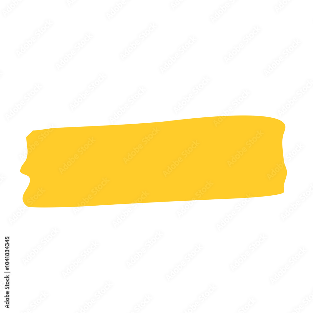 Marker yellow strokes