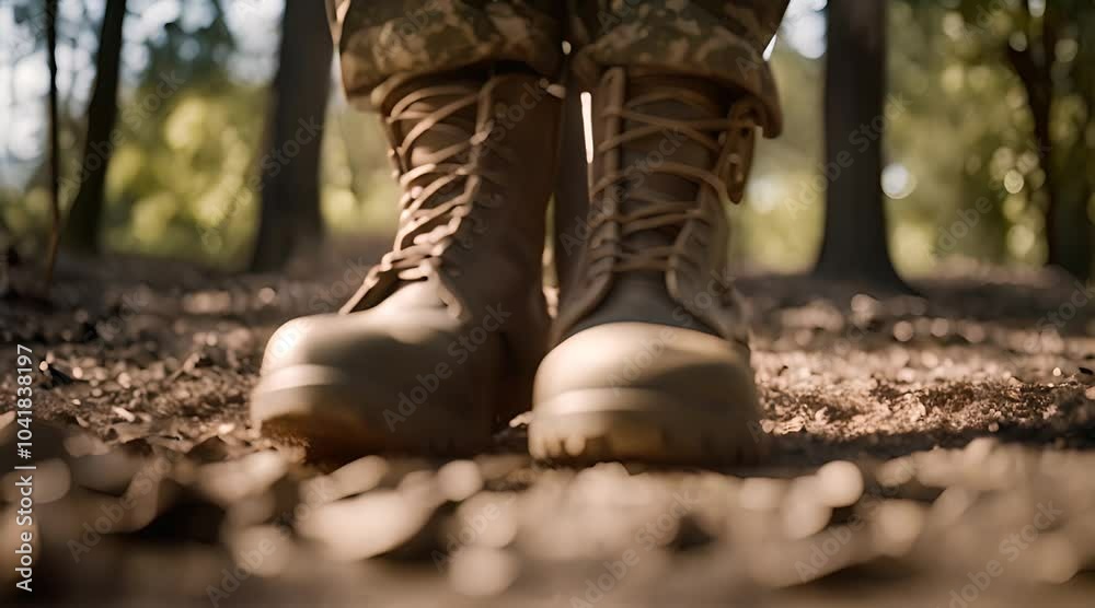 Military Boot Detail
