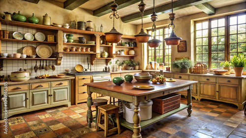 interior of a kitchen