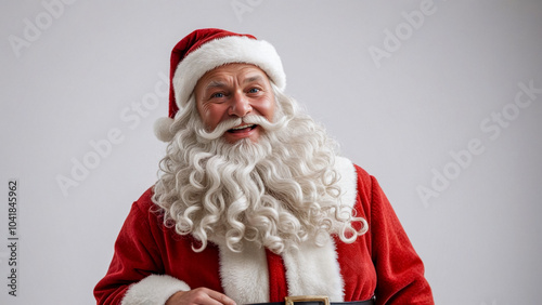 Santa Claus on white background