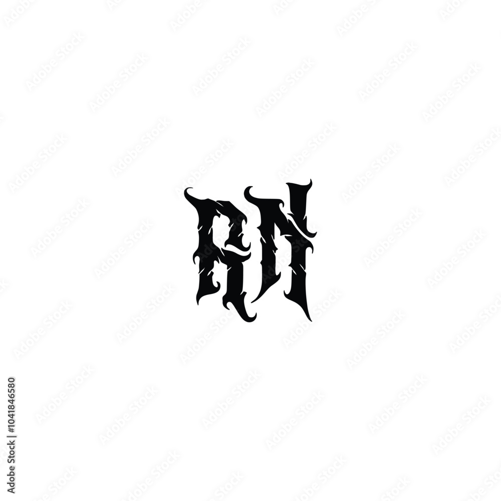 AN monogram logo design letter text name symbol monochrome logotype alphabet character simple logo AN monogram logo design letter text name symbol monochrome logotype alphabet character simple logo