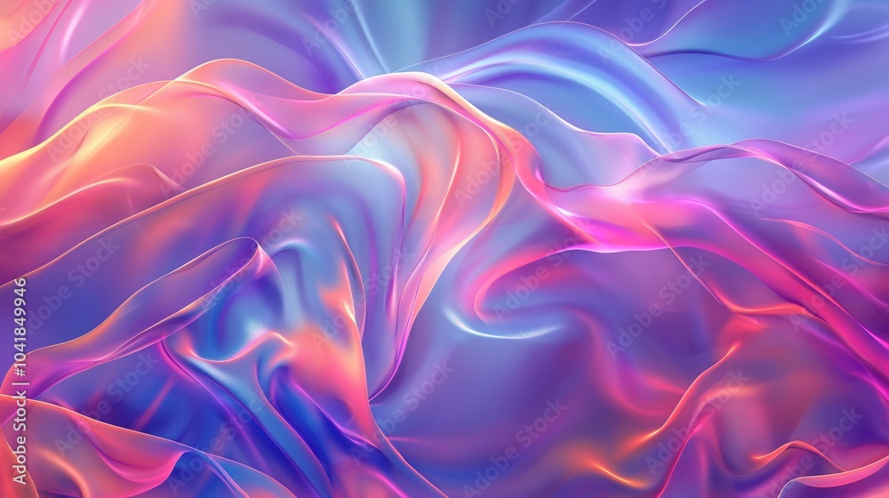 Obraz premium Glass waves with designs