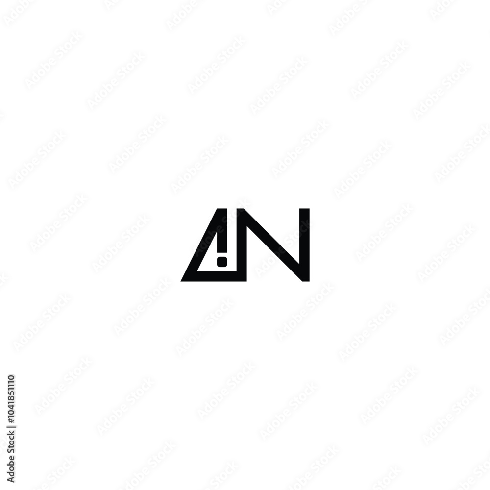 AN monogram logo design letter text name symbol monochrome logotype alphabet character simple logo AN monogram logo design letter text name symbol monochrome logotype alphabet character simple logo