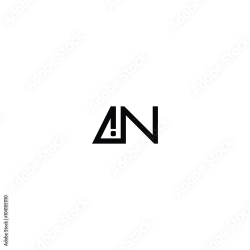 Free Download AN monogram logo design letter text name symbol monochrome logotype alphabet character simple logo - GFXLoad