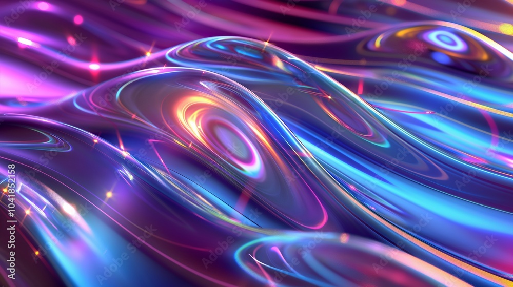 Glass waves with designs Glass waves with designs
