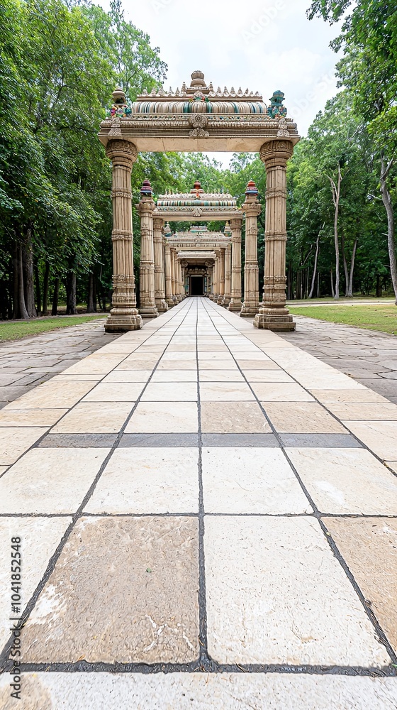 Hidden Hindu Architecture in Serene Landscape Hidden Hindu Architecture in Serene Landscape