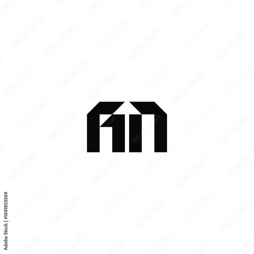 AN monogram logo design letter text name symbol monochrome logotype alphabet character simple logo AN monogram logo design letter text name symbol monochrome logotype alphabet character simple logo