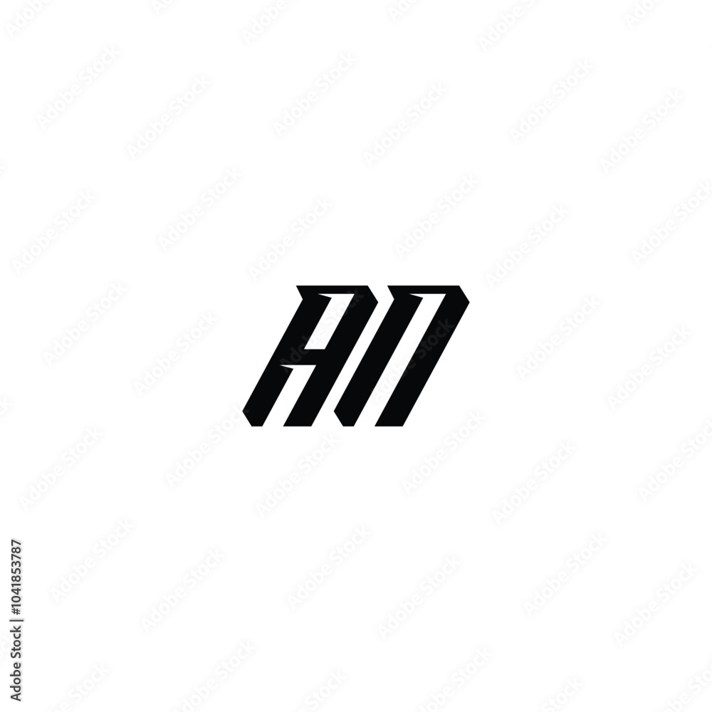AN monogram logo design letter text name symbol monochrome logotype alphabet character simple logo AN monogram logo design letter text name symbol monochrome logotype alphabet character simple logo
